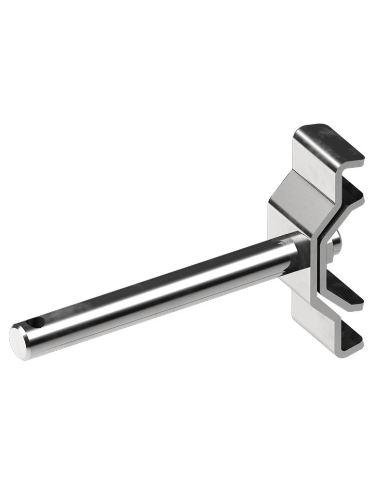 Guide rail clamp