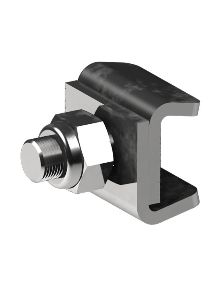 Guide rail clamp