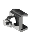 Guide rail clamp