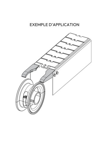 Chain inlet guide shoe