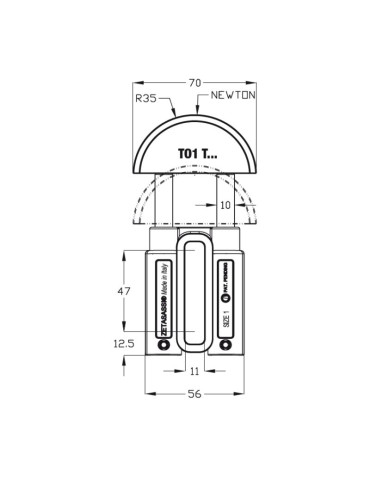 Tensioner TOT round head