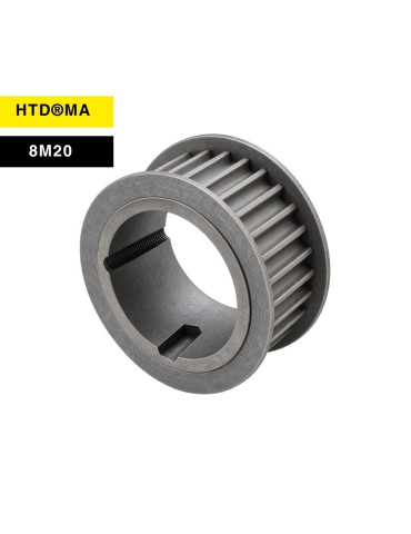 HTD® 8M20 pilot-bore pulley