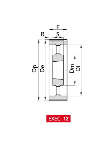 Poulie dentée H300