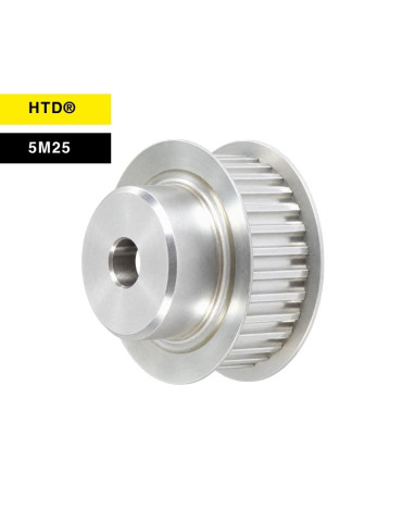 HTD® 5M25 pilot-bore pulley