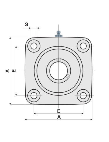 UCF / CX MUCF / CX Square Applique Bearing