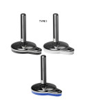 Stainless steel foot 95x130 angle +/- 5°