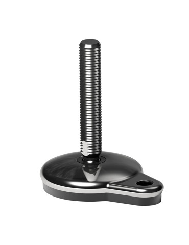 Stainless steel articulated foot 95x130