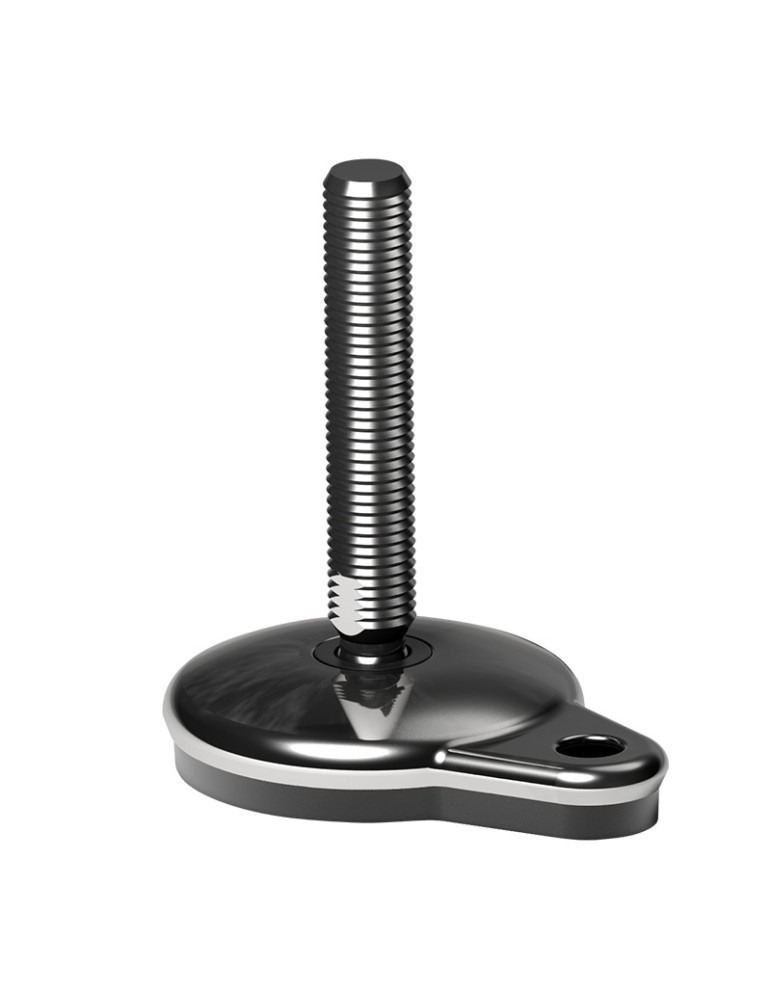 Stainless steel articulated foot 95x130