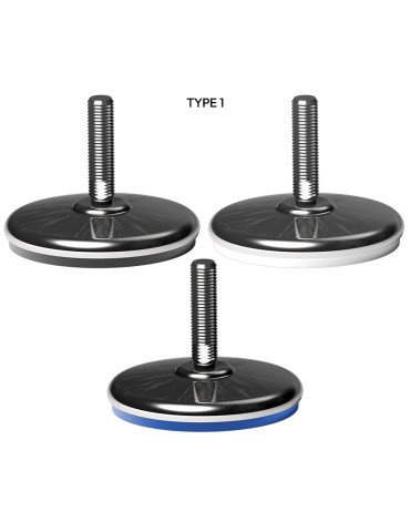 Stainless steel Adjustable foot Ø 150 angle +/- 5°