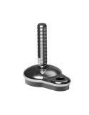 Stainless steel Articulated foot 65x96 mm