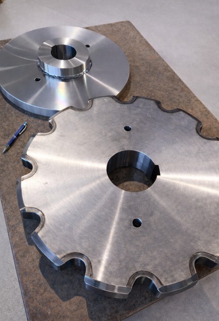 Fabrication de roue de manutention