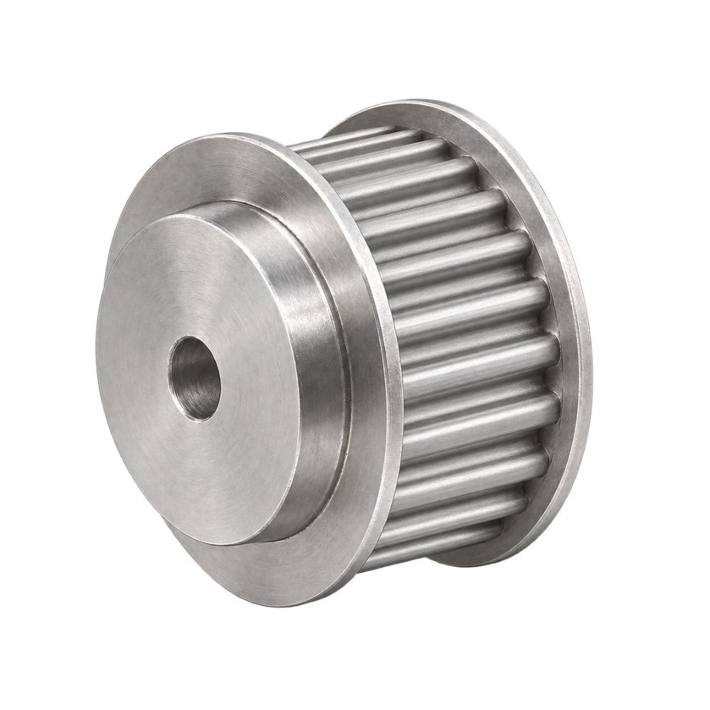 Timing pulleys with pilot bore